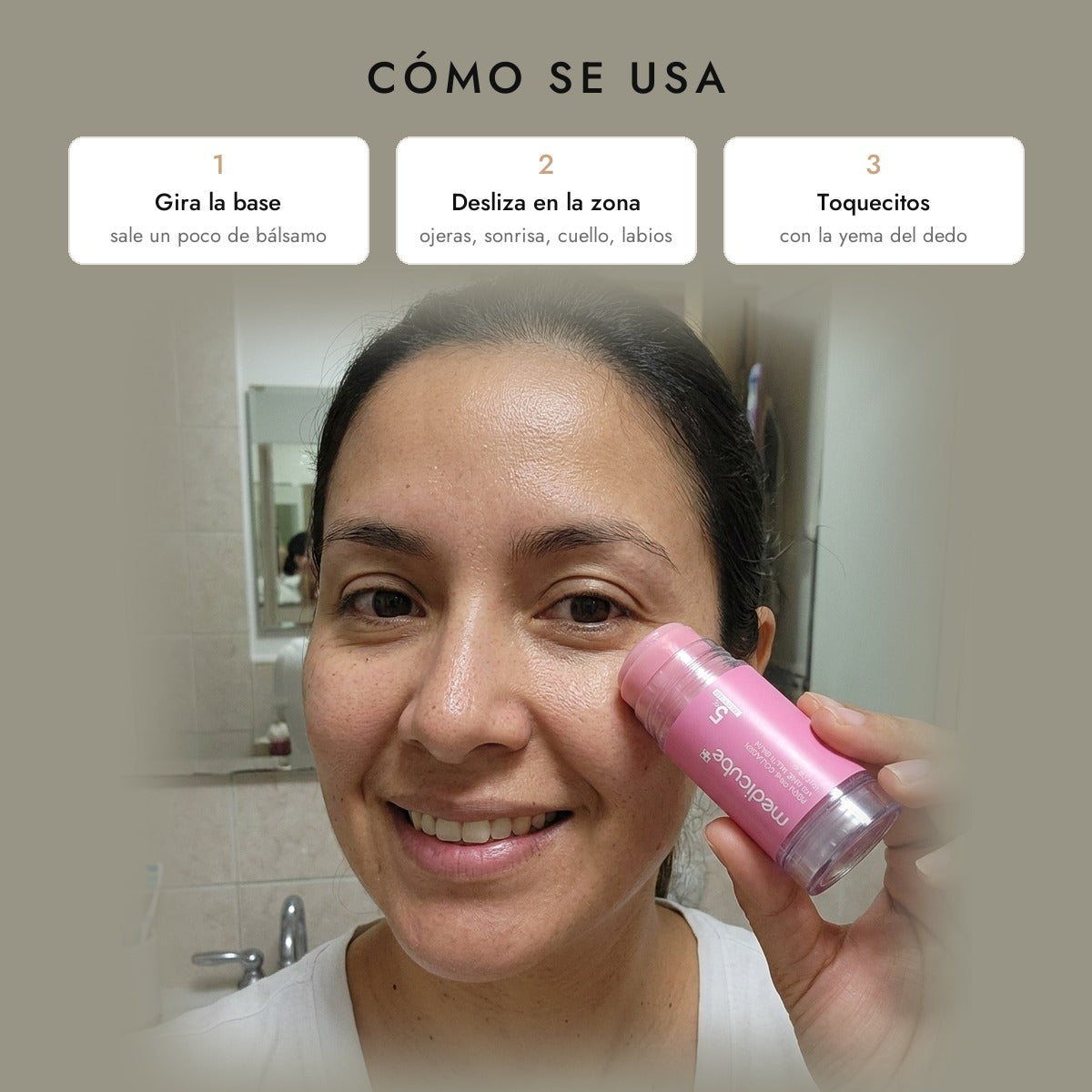 Bálsamo Coreano Medicube PDRN Pink Collagen Volume Multi Balm 10 g
