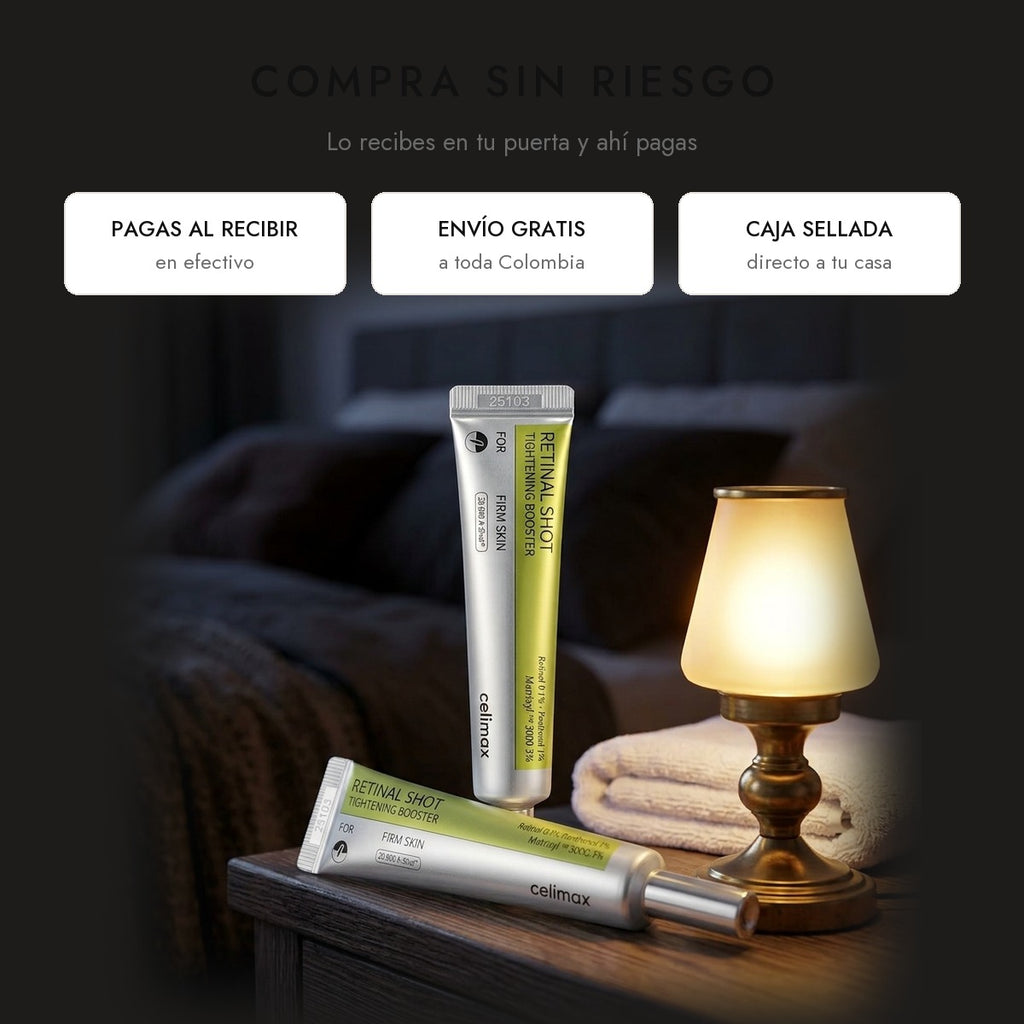 Sérum Coreano Celimax Retinal Shot Reafirmante de Noche 15 ml